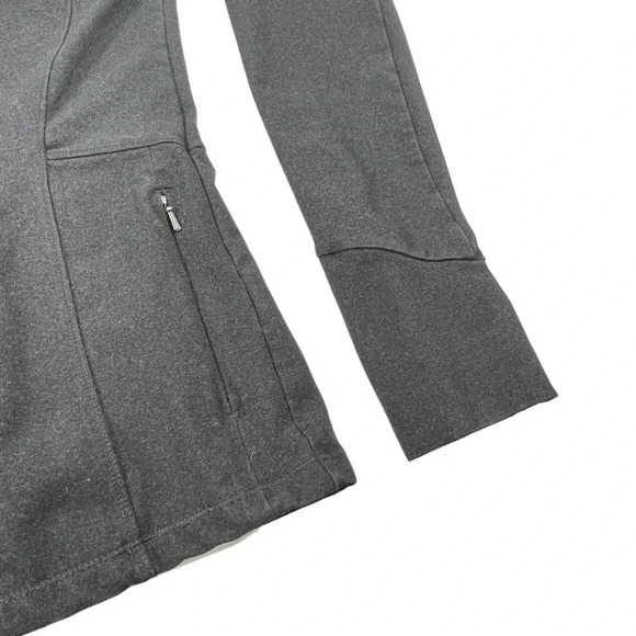 Ellen Tracy Active  Zip Up Jacket Mesh Back Charcoal Size Small - Picture 6 of 10